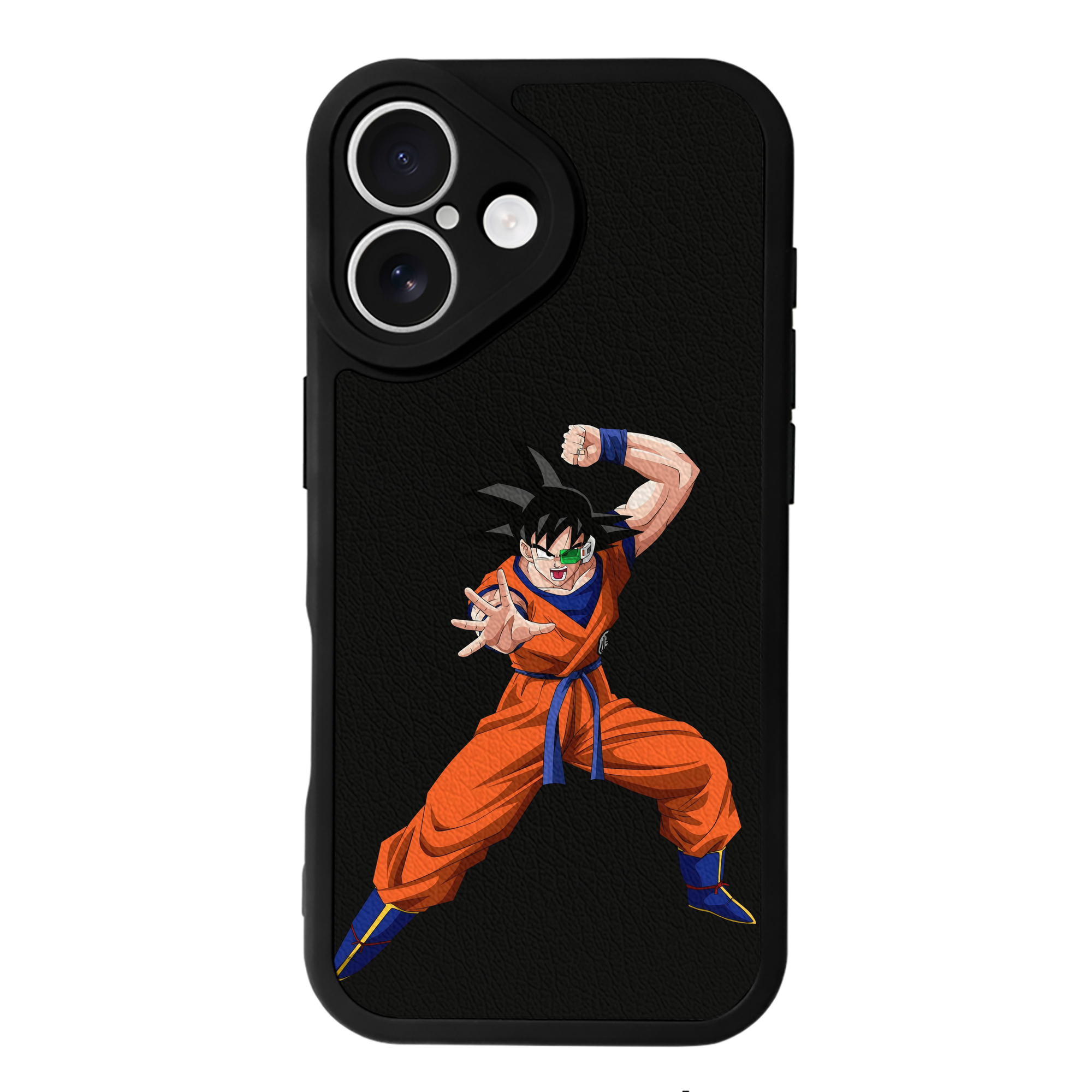 （画像用） ドラゴンボール 孫悟空（そん ごくう）Son Goku カカロット DRAGON BALL Kakarotto 【iPhone 16シリーズ対応】シリコンスマホケース（レザー調） 材質：シリコン